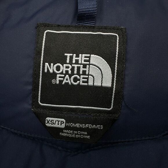 The North Face 700 Down Puffer Vest Jacket Womens Size XS Red Blue Zip Pockets - Picture 11 of 14